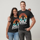 DILF in training grappige Vintage T-shirt (Unisex)