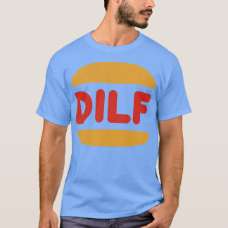 DILF Retro Stijl Typografie Ontwerp 1 T-shirt