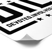 DILF vader toegewijd betrokken liefhebbende vader  Poster (Hoek)