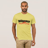 Diligence Materie T-shirt (Voorkant volledig)