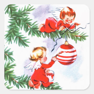 Diligent Angels Vierkante Sticker