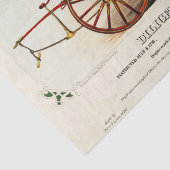 Diligent Fire Engine, 1852, teruggezet, ontkoppeld Tissuepapier (Detail)