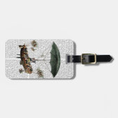 Diligenza en vliegende wezens bagagelabel (Voorkant horizontaal)