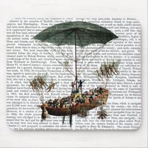 Diligenza en vliegende wezens muismat