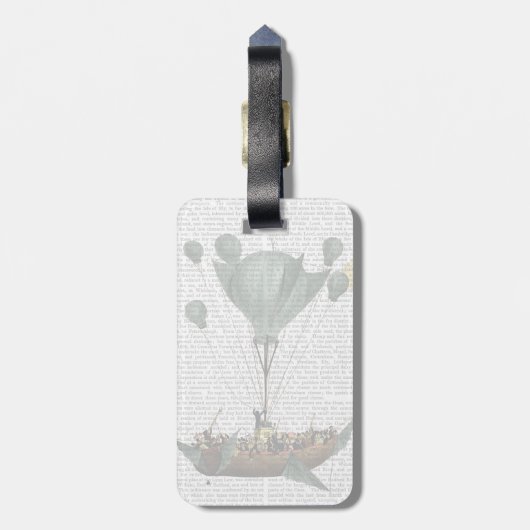 Diligenza Per La Luna 2 Bagagelabel (Achterkant verticaal)