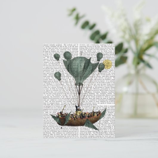 Diligenza Per La Luna 2 Briefkaart (Staand voorkant)