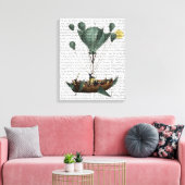 Diligenza Per La Luna Canvas Afdruk (Insitu (Woonkamer))