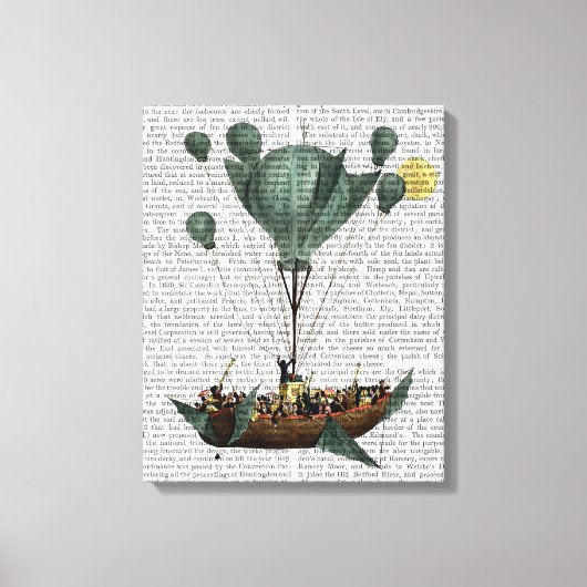 Diligenza Per La Luna Canvas Afdruk (Voorkant)