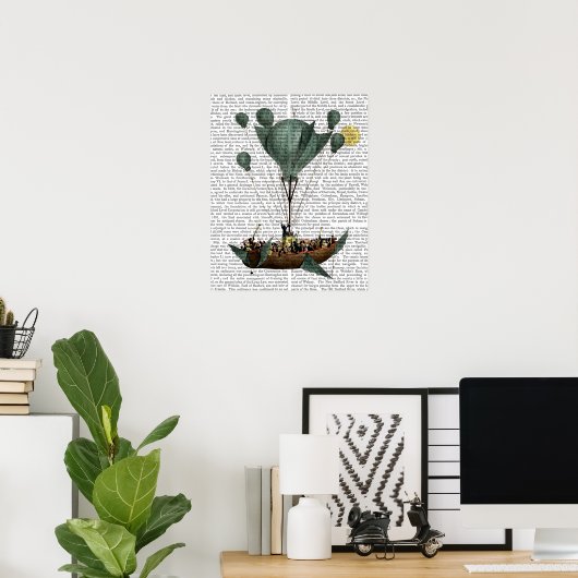 Diligenza Per La Luna Poster (Thuiskantoor)