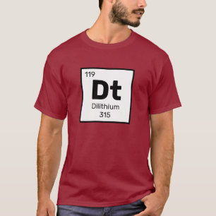 Dilithium / fictieve tafel - DT Element T-shirt