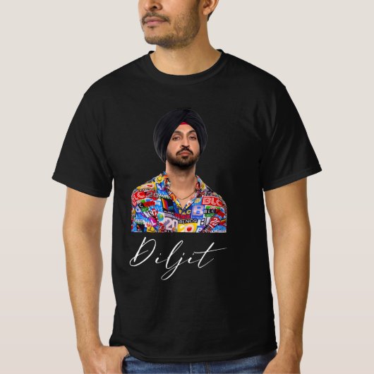 Diljit dosanjh actor t-shirt (Voorkant)