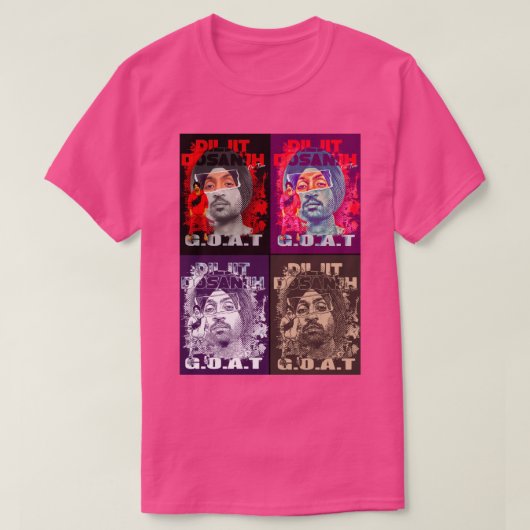Diljit Dosanjh artwork 3 T-shirt (Design voorkant)