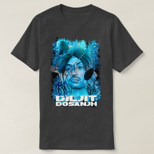 Diljit Dosanjh artwork 4 T-shirt (Design voorkant)