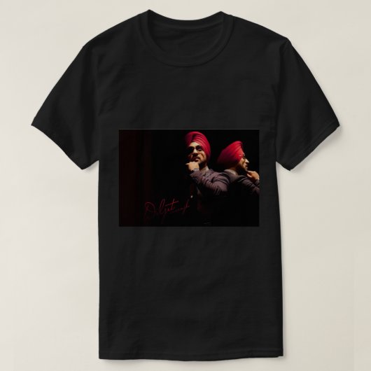 Diljit Dosanjh Diljit Dosanjh Diljit Dosanjh Dilji T-shirt (Design voorkant)