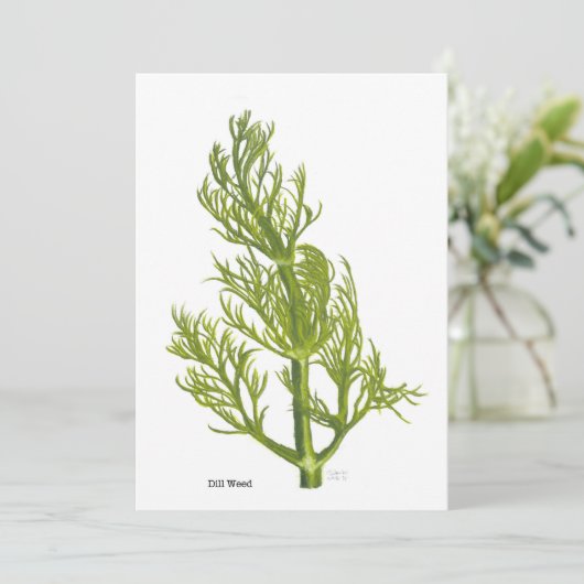 Dill Art Kaart (Staand voorkant)