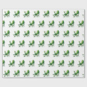 Dill augurk in een stoel met cocktail cadeaupapier (Vlak)