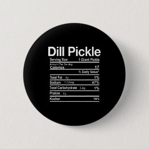 Dill Augurk Voedingswaarde Grappige Thanksgiving C Ronde Button 5,7 Cm