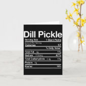 Dill Ckle Nutrition Facts Funny Thanksgiving Chris Kaart (Gele Bloem)