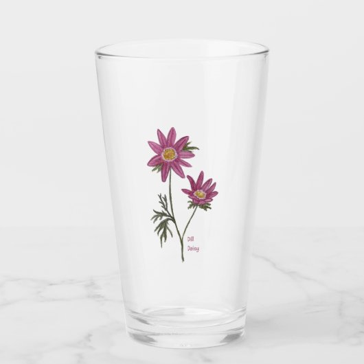Dill Daisy Glass Tumbler (Voorkant)