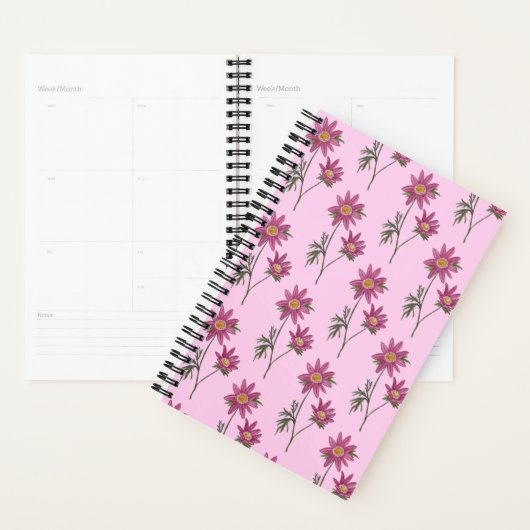 Dill Daisy Planner - Roze Patroon (Display)