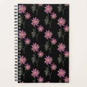 Dill Daisy Planner - Zwart patroon (Voorkant)