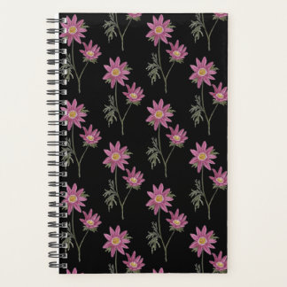 Dill Daisy Planner - Zwart patroon