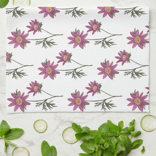 Dill Daisy Theedoek (Gevouwen)