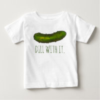 Dill (deal) met het grappige groene Kosher-zure ka