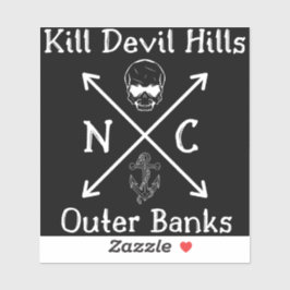 Dill Devil Hills Outer Banks Sticker