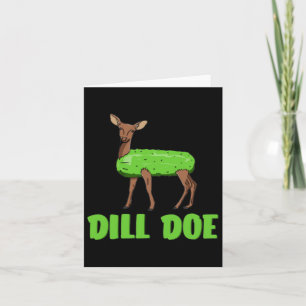Dill Doe Funny Adult Humor Funny Natuur Herten Red Kaart