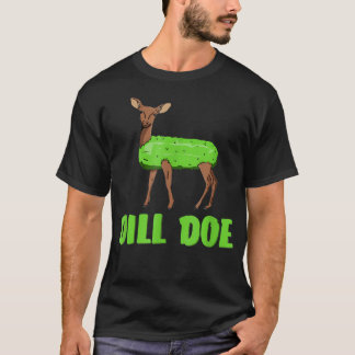 Dill Doe Funny Adult Humor Funny Natuur Herten Red T-shirt
