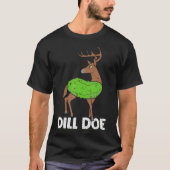 Dill Doe Funny Adult Humor Funny Natuur Herten Red T-shirt (Voorkant)