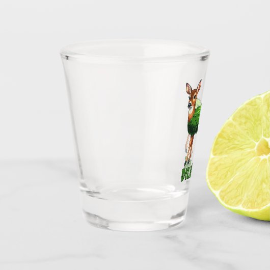 Dill Doe Grappige Volwassen Humor Ongepast Shot Glas (Links)