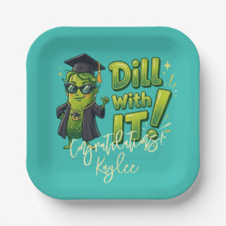 Dill er Maar Graad Platen - Grappige Feest Benodig Papieren Bordje
