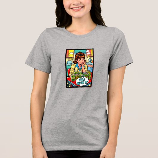 Dill er mee Tri-Blend shirt (Voorkant)