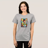 Dill er mee Tri-Blend shirt (Voorkant volledig)