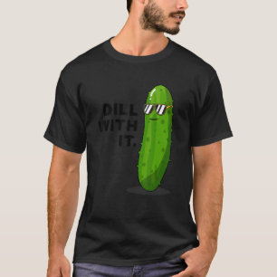 Dill er mee Zonnebril Augurk Grappige Grap Pun Pic T-shirt