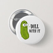 Dill ermee ronde button 5,7 cm (Voorkant /achterkant)