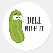 Dill ermee ronde sticker (Voorkant)