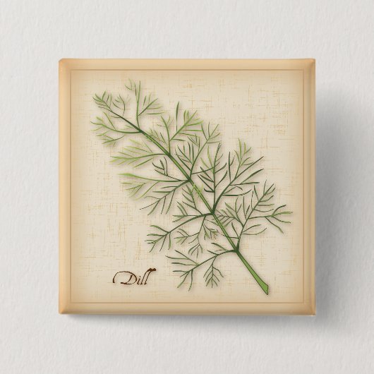 Dill Herb Button (Voorkant)