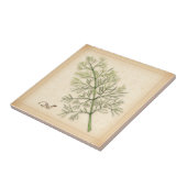 Dill Herb Ceramic Tile Tegeltje (Zijkant)