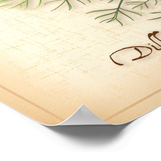Dill Herb Poster (Hoek)