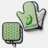 Dill-icious Ovenwant & Pannenlap Set (Voorkant / Achterkant)