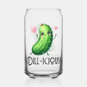 Dill-icous Blikvorm Glas (Achterkant)