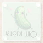 Dill-icous Glazen Onderzetter (Achterkant)