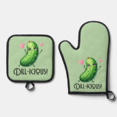 Dill-icous Ovenwant & Pannenlap Set (Voorkant)