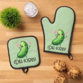 Dill-icous Ovenwant & Pannenlap Set (Top down)