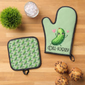 Dill-icous Ovenwant & Pannenlap Set (Top down)