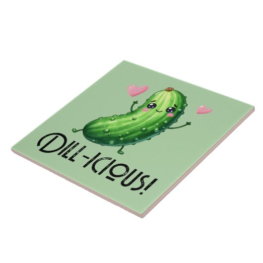 Dill-icous Tegeltje (Zijkant)