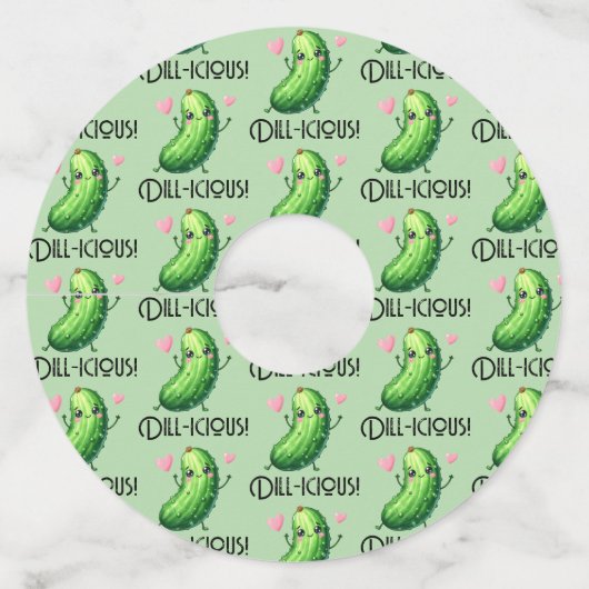 Dill-icous Wijnglaslabel (Voorkant)